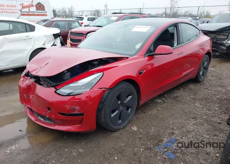 2022 Tesla Model 3 Long Range Dual Motor All-Wheel Drive from USA, damaged, VIN 5YJ3E1EB7NF267000